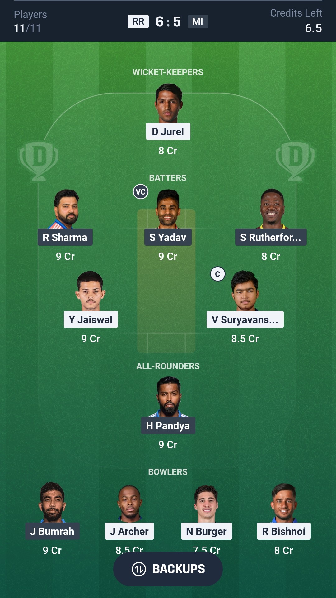 RR vs MI Dream11 Prediction Today IPL 2026 Match 13 Playing XI