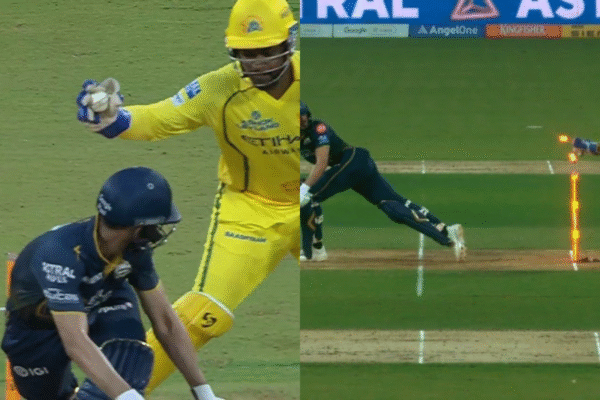 Sanju Samson Effects a MS Dhoni Style Stumping To Dismiss Shubman Gill in CSK vs GT IPL 2026 Clash [WATCH].