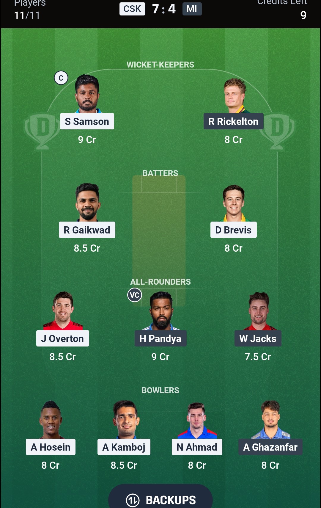 CSK vs MI Dream11 Prediction Today IPL 2026 Match 44 Playing XI