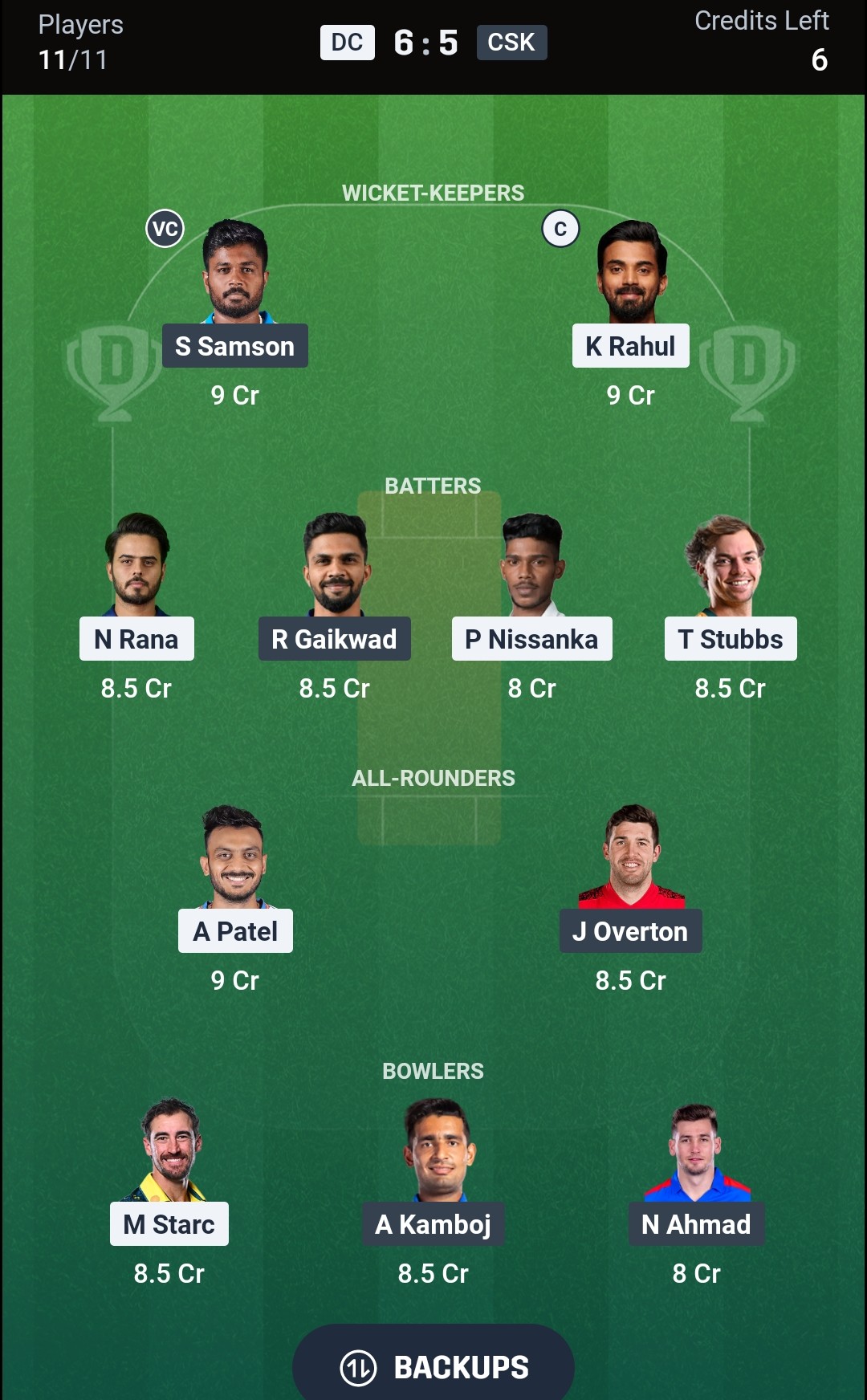 DC vs CSK Dream11 Prediction Today IPL 2026 Match 48 Playing XI
