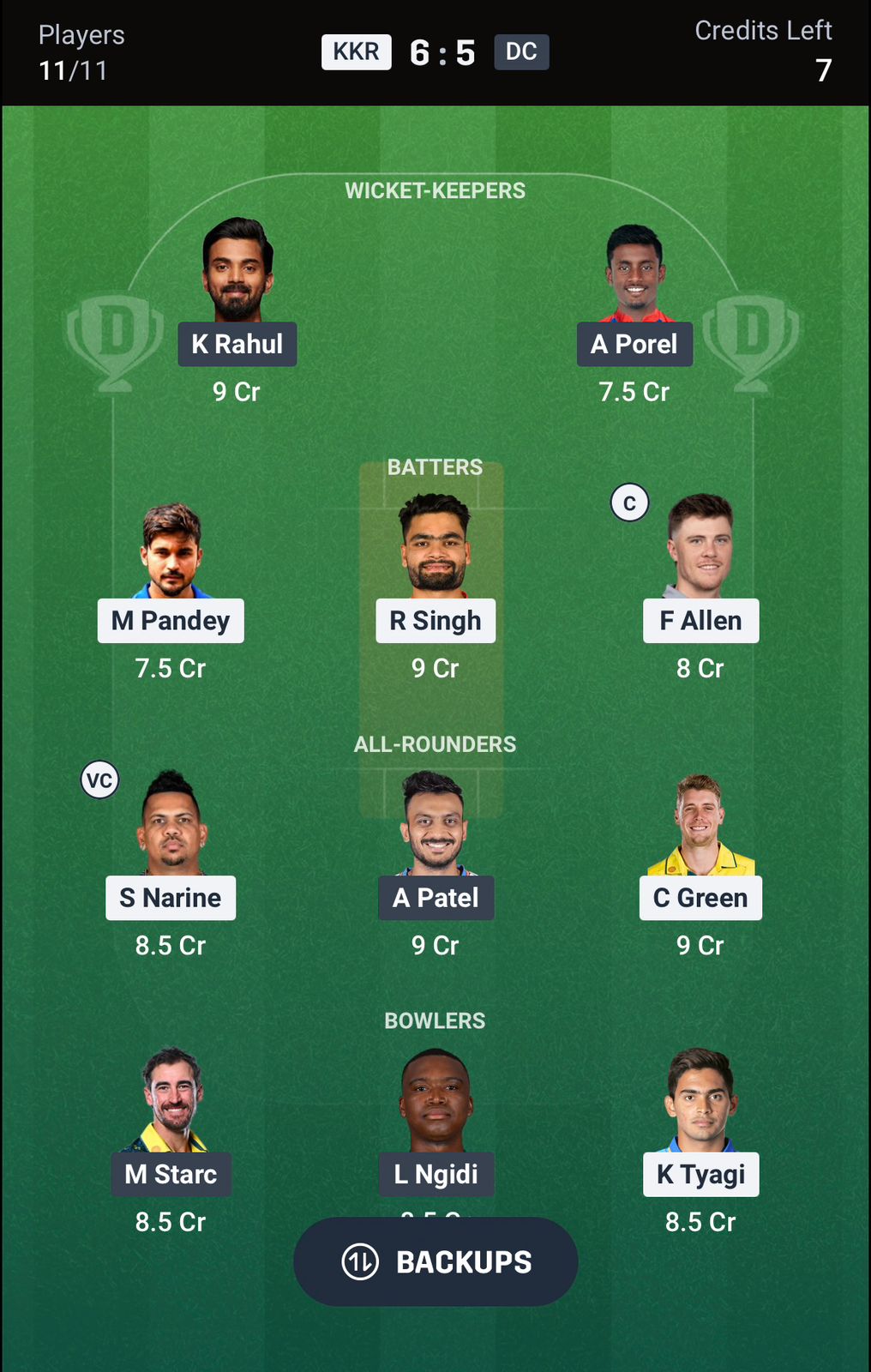 KKR vs DC Dream11 Prediction Today, IPL 2026 Match 70 Playing XI