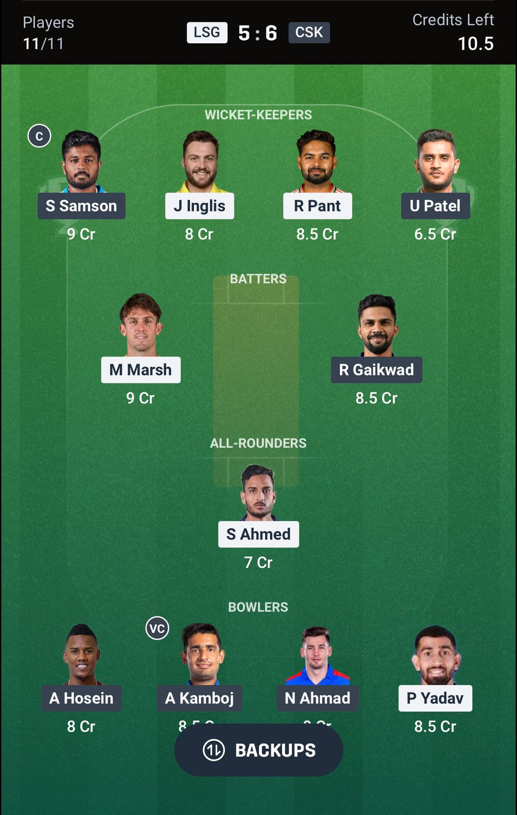 LSG vs CSK Dream11 Prediction Today, IPL 2026 Match 59 Playing XI